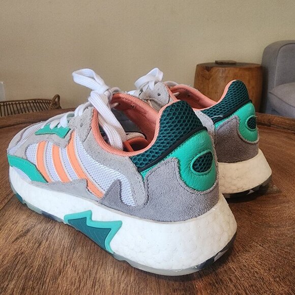 Adidas Tresc Run J Sneakers Shoes White Bliss Coral EF7650 Men's 6 / Women’s 7.5 - Picture 6 of 12